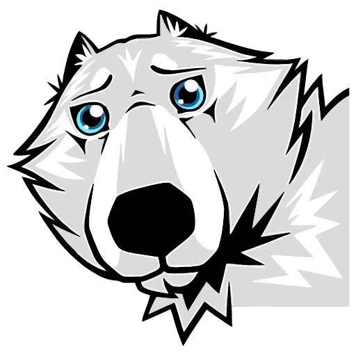 🫤 Эмодзи «Волчара» для Telegram