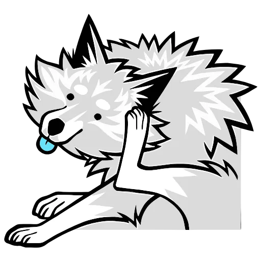 😛 Эмодзи «Волчара» для Telegram