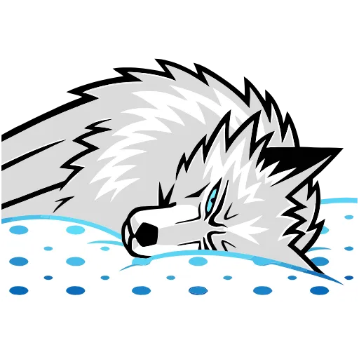 🥱 Эмодзи «Волчара» для Telegram