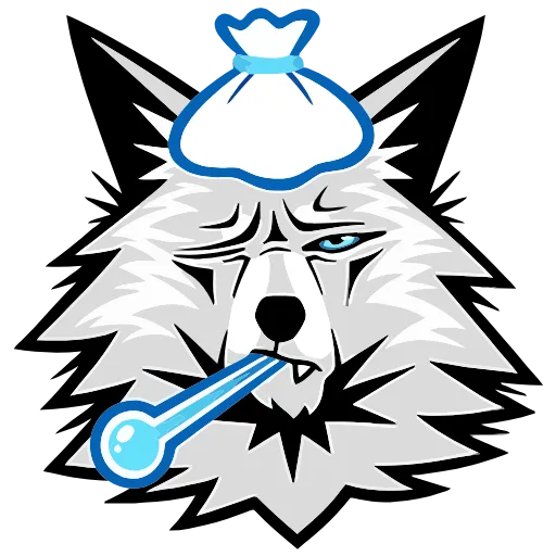 🤒 Эмодзи «Волчара» для Telegram