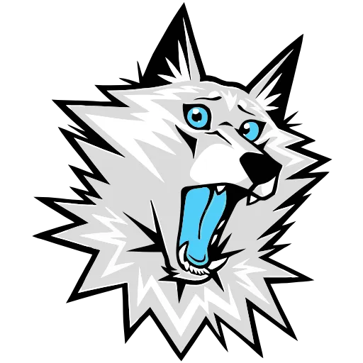 😱 Эмодзи «Волчара» для Telegram