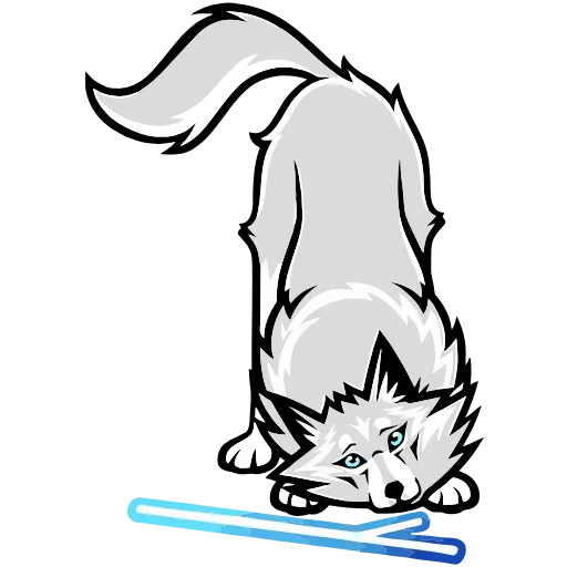 🙂 Эмодзи «Волчара» для Telegram