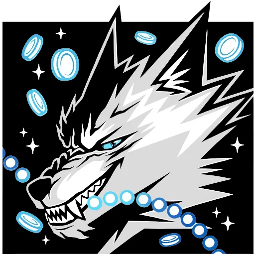 😈 Эмодзи «Волчара» для Telegram
