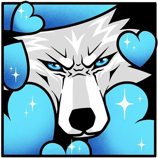 Стикерпак Волчара Без Текста для Telegram