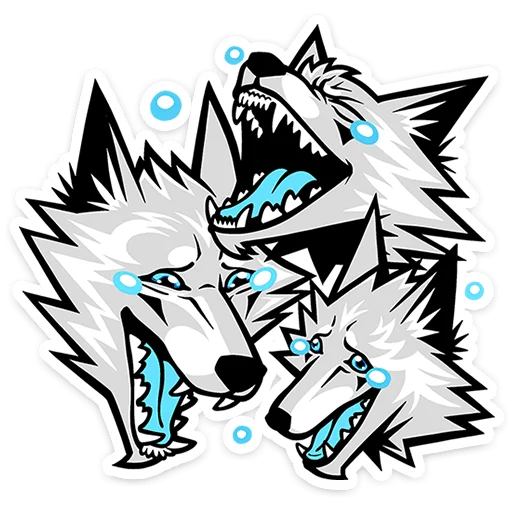 Стикерпак Волчара для Telegram