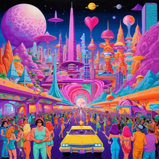 🚕 Стикер «LSD PURPLE» для Telegram