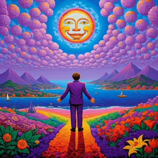 🤲 Стикер «LSD PURPLE» для Telegram