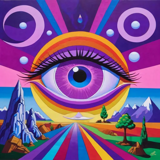 🤚 Стикер «LSD PURPLE» для Telegram