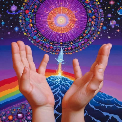 🙌 Стикер «LSD PURPLE» для Telegram
