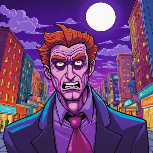🧛 Стикер «LSD PURPLE» для Telegram