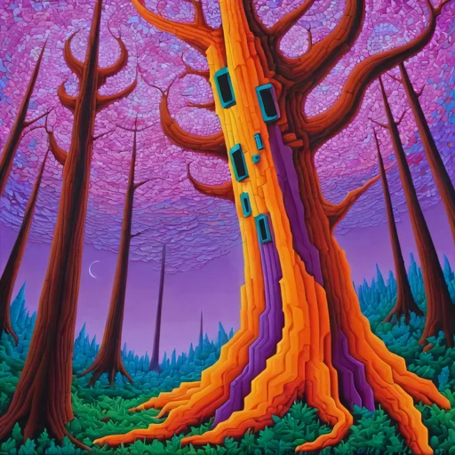 🌳 Стикер «LSD PURPLE» для Telegram