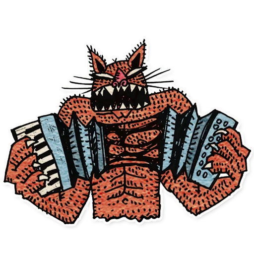 🪗 Стикер «Lubok_RU» для Telegram