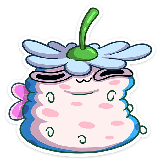 🌼 Стикер «Бабочка Лусия» для Telegram
