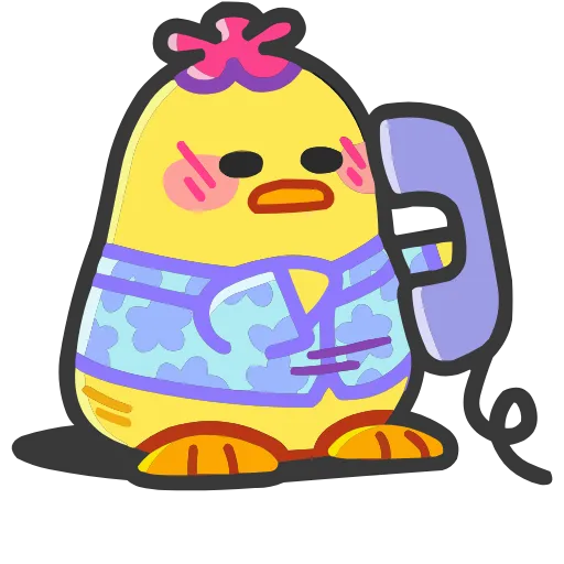 📞 Эмодзи «Утя-Путя» для Telegram
