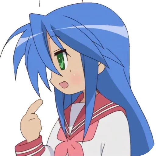 Стикерпак Lucky Star Konata для Telegram — скачать