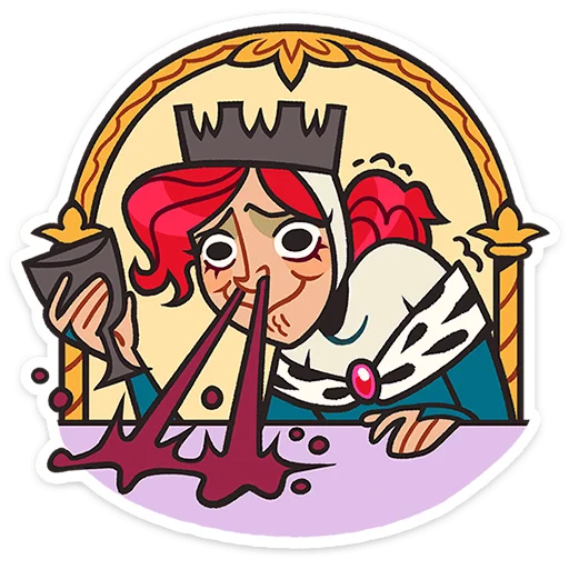🤨 Стикер «Людовика» для Telegram