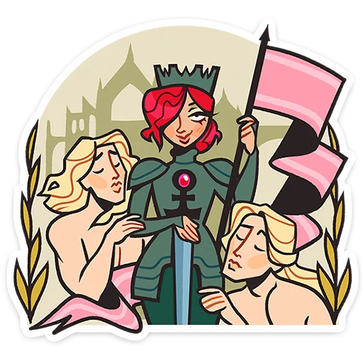 🤴 Стикер «Людовика» для Telegram