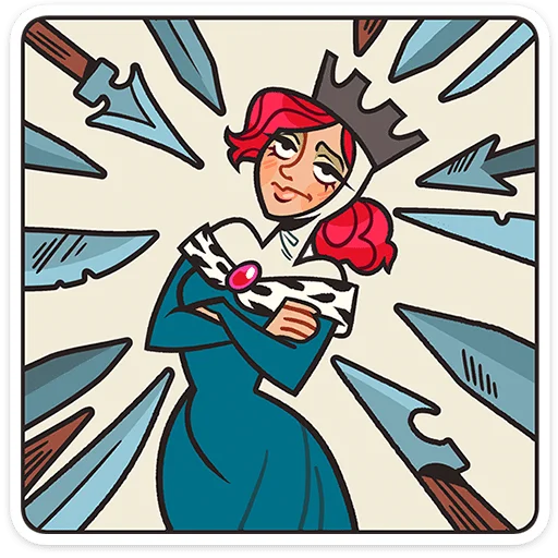 🗡 Стикер «Людовика» для Telegram