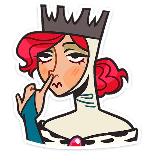 😲 Стикер «Людовика» для Telegram