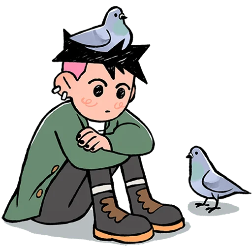 😔 Стикер «Лука Без Текста» для Telegram