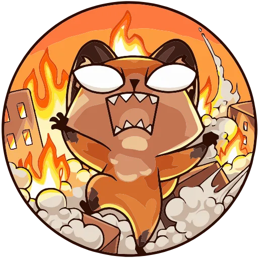 😠 Эмодзи «Луна» для Telegram