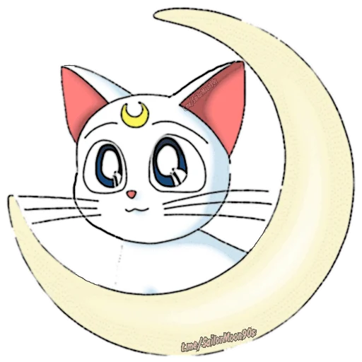 💫 Стикер «Luna & Artemis» для Telegram