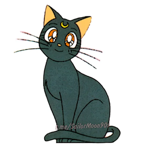 😊 Стикер «Luna & Artemis» для Telegram