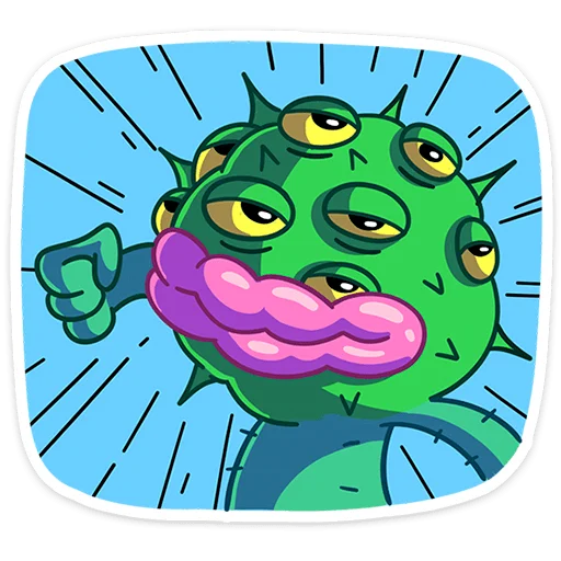 👊 Стикер «Лютый» для Telegram