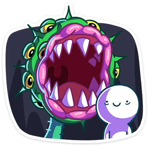 👹 Стикер «Лютый» для Telegram