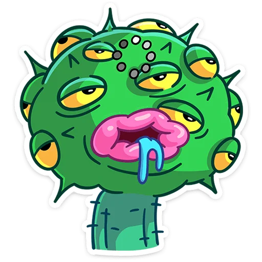 👽 Стикер «Лютый» для Telegram
