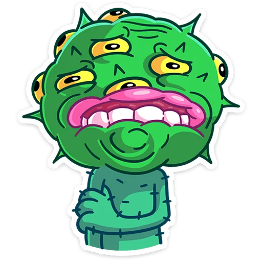 😬 Стикер «Лютый» для Telegram