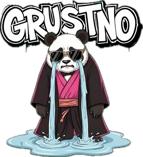 🥲 Стикер «Lunky Panda» для Telegram