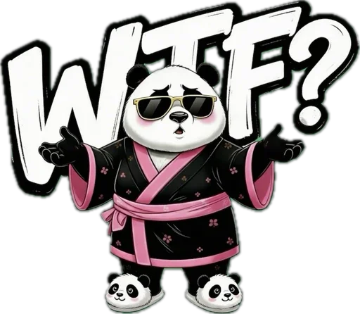 🤨 Стикер «Lunky Panda» для Telegram