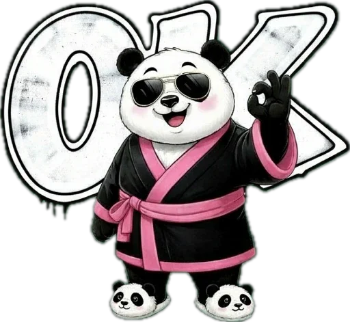 👍 Стикер «Lunky Panda» для Telegram