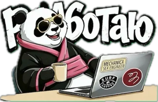 👨‍💻 Стикер «Lunky Panda» для Telegram