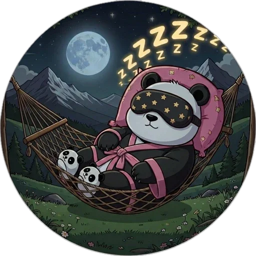 😴 Стикер «Lunky Panda» для Telegram