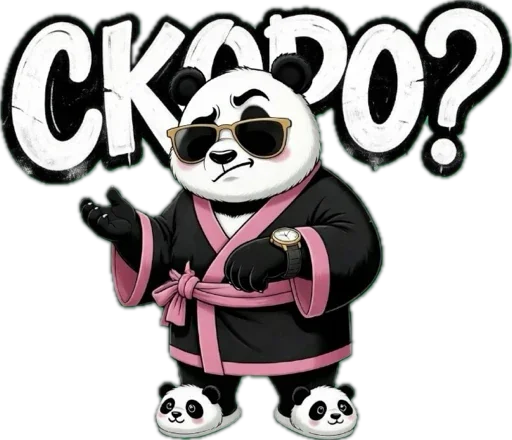 ⏱️ Стикер «Lunky Panda» для Telegram
