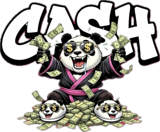 💵 Стикер «Lunky Panda» для Telegram