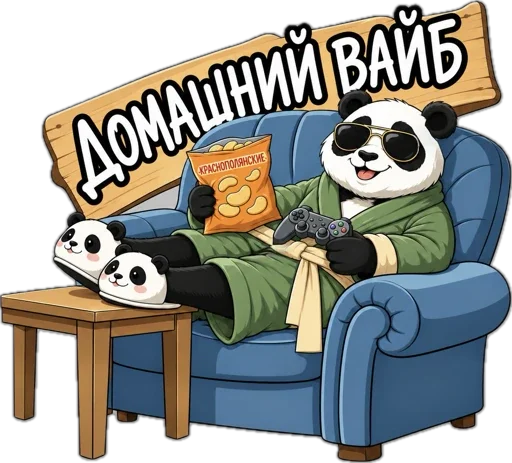 🎮 Стикер «Lunky Panda» для Telegram