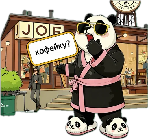 ☕️ Стикер «Lunky Panda» для Telegram