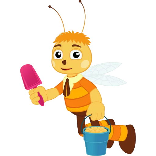 🐝 Стикер «Лунтик и его друзья» для Telegram