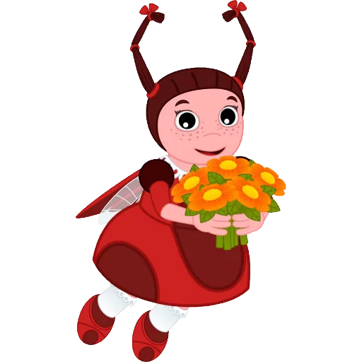 🌷 Стикер «Лунтик и его друзья» для Telegram