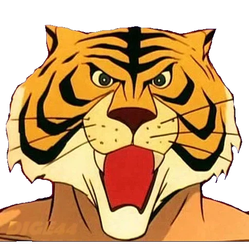 Стикерпак Tiger Man для Telegram — скачать