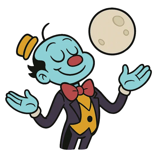 🌚 Стикер «LUX» для Telegram