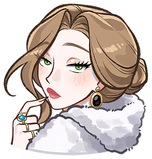 ⭐ Стикер «Люксовые бести без надписей» для Telegram
