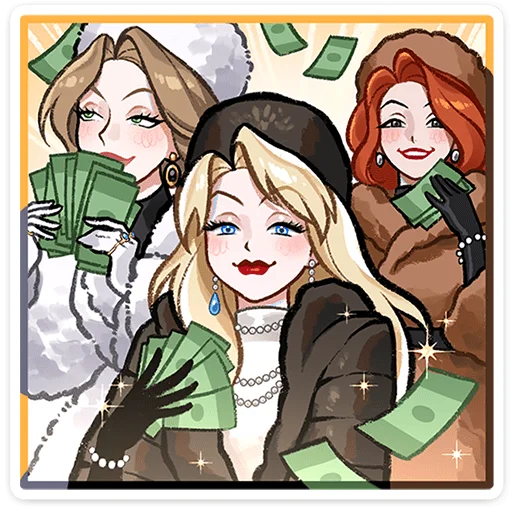 ⭐ Стикер «Люксовые бести без надписей» для Telegram