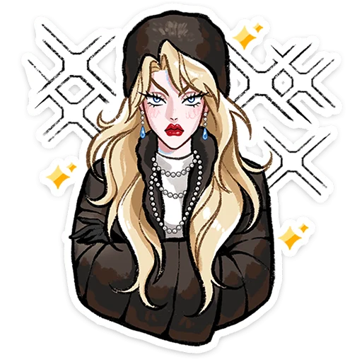 ⭐ Стикер «Люксовые бести без надписей» для Telegram