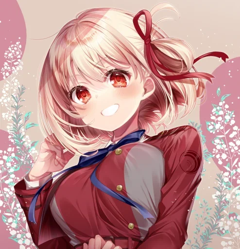 😁 Стикер «Lycoris Recoil Art» для Telegram