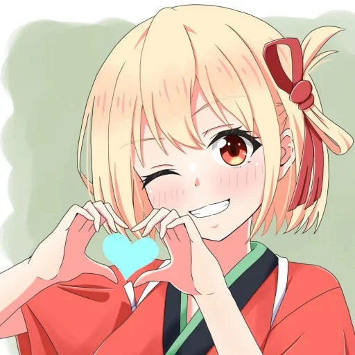 🫶 Стикер «Lycoris Recoil Art» для Telegram