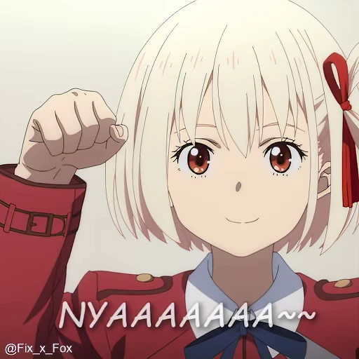 🐾 Стикер «Lycoris Recoil Part 3» для Telegram